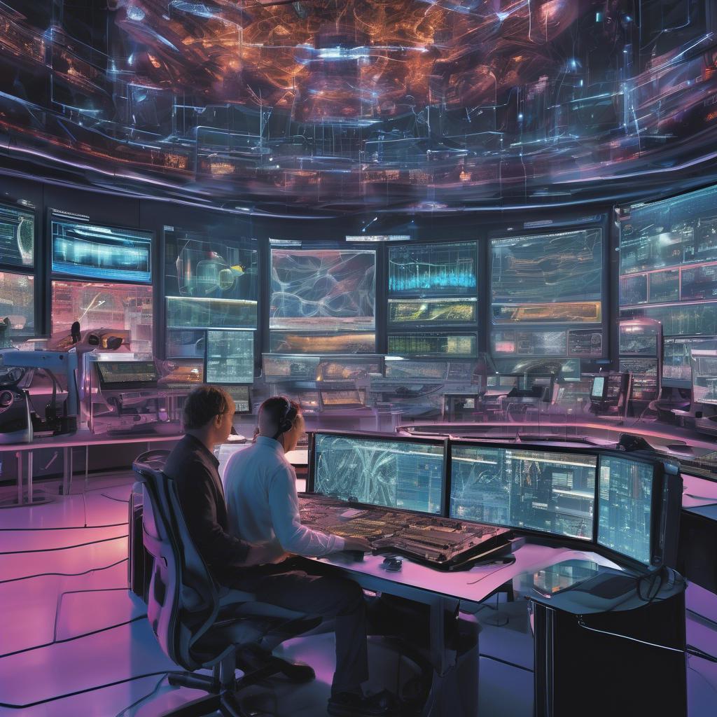 Modern Refinery Control Room